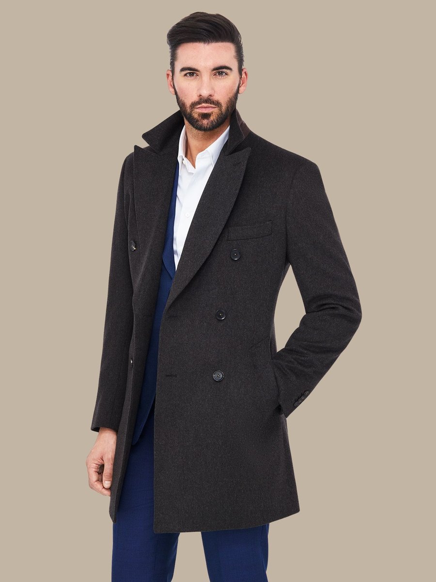 The Walnut Cashmere Overcoat — garment photograph