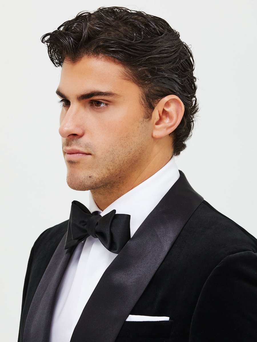 The Onyx Velvet Dinner Jacket — garment photograph