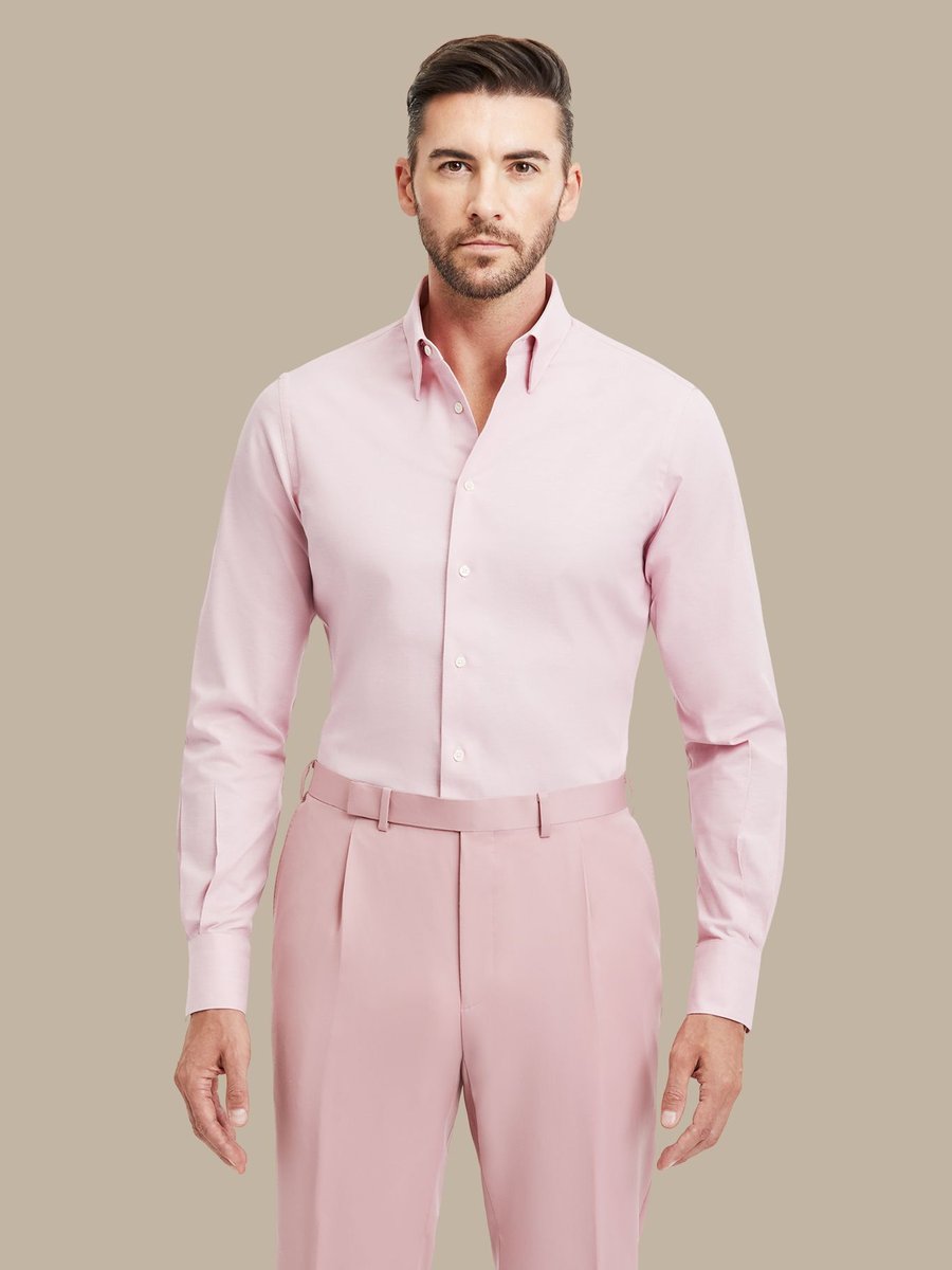 The Blush Cotton Shirt — garment photograph