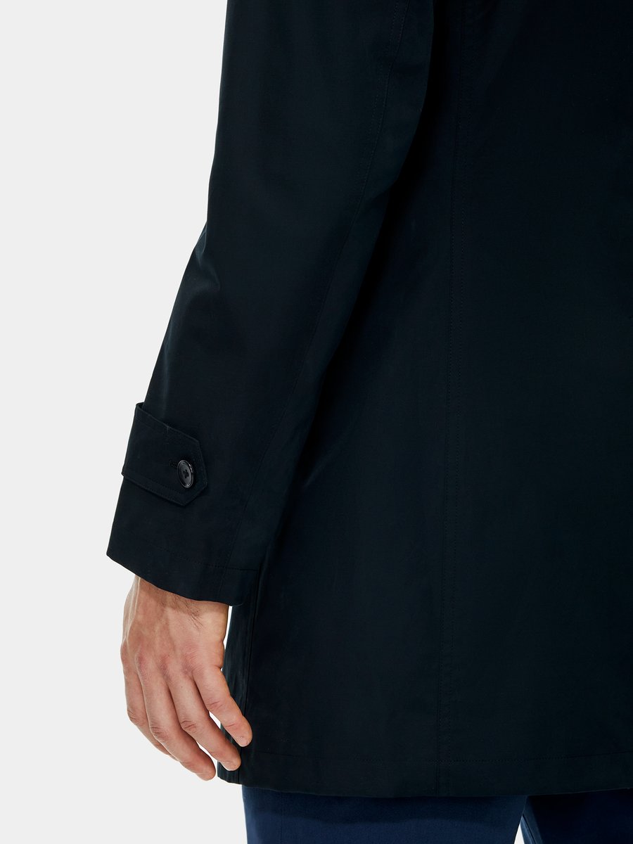 The Black Trench Coat — garment photograph