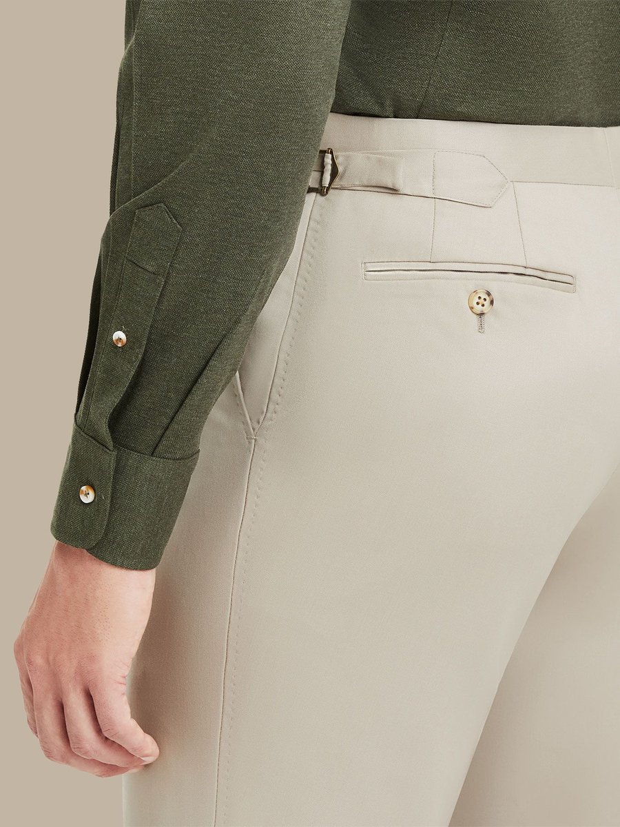 The Tan Superfine Trousers — garment photograph