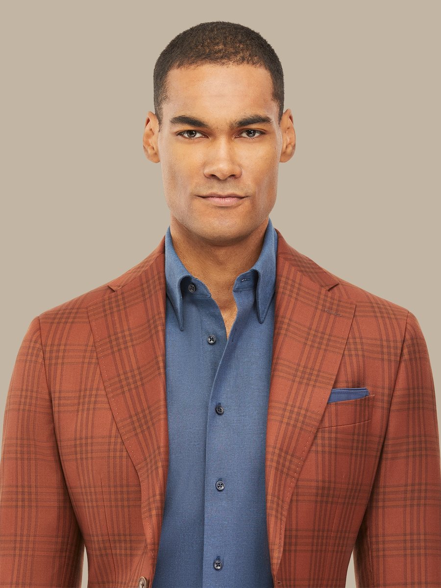 The Nutmeg Check Jacket — garment photograph