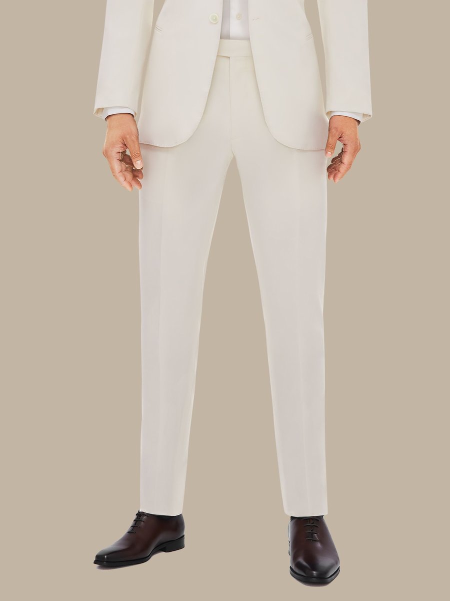 The Ivory Prestige Trousers — garment photograph