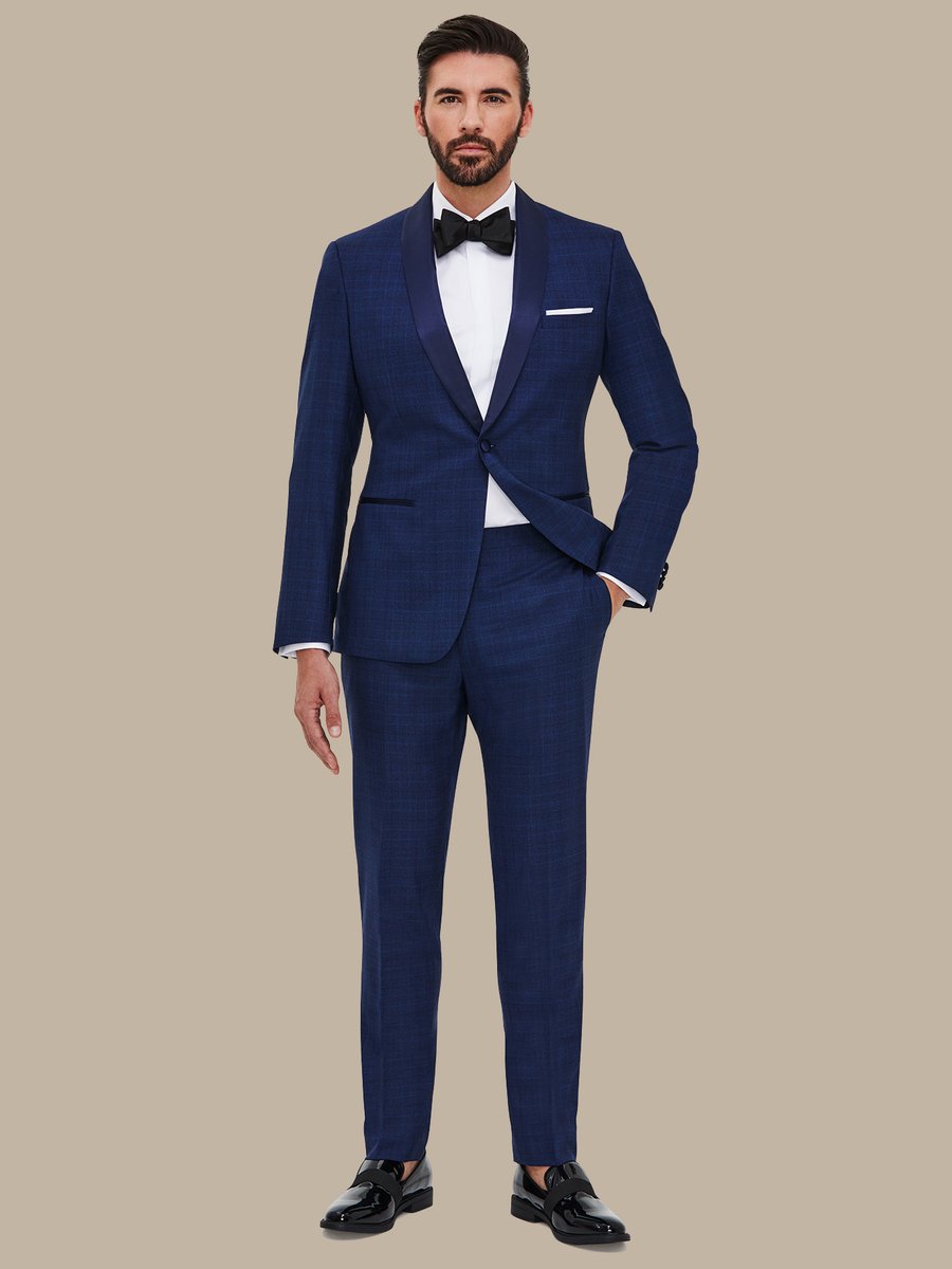 The Royal Plaid Tuxedo — garment photograph