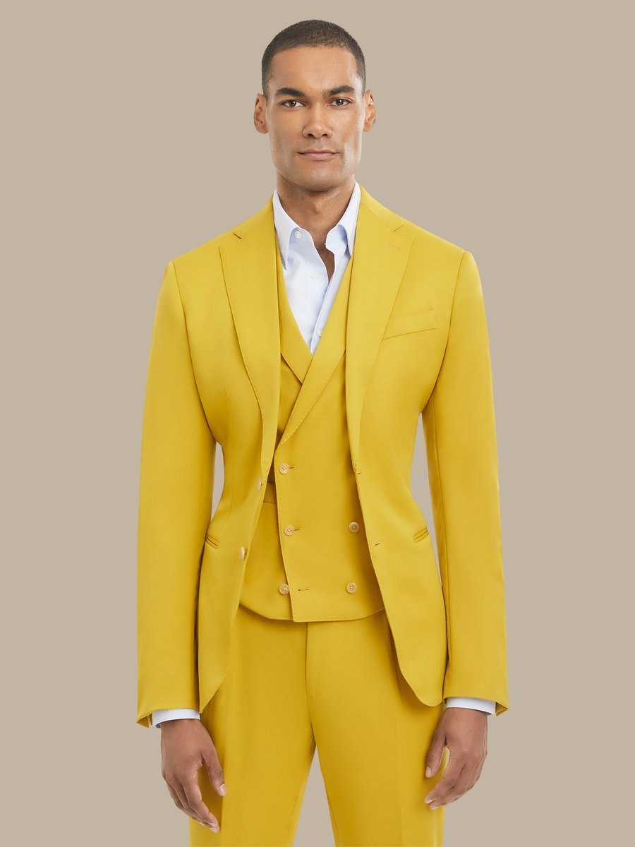 The Goldenrod Merino Three-Piece Suit — garment photograph