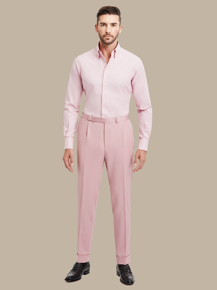 The Blush Cotton Shirt — garment photograph