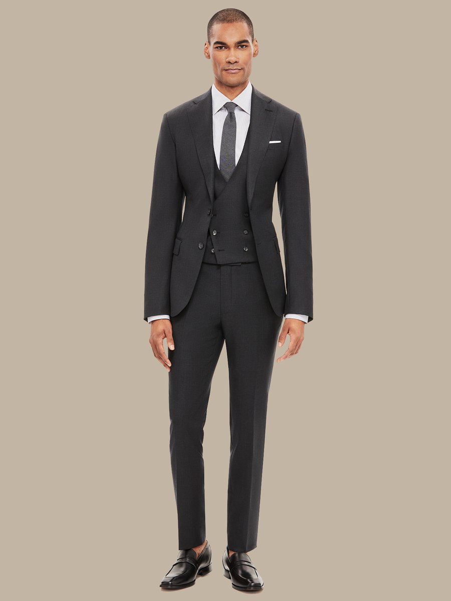 S110's Dark Grey Waistcoat — garment photograph