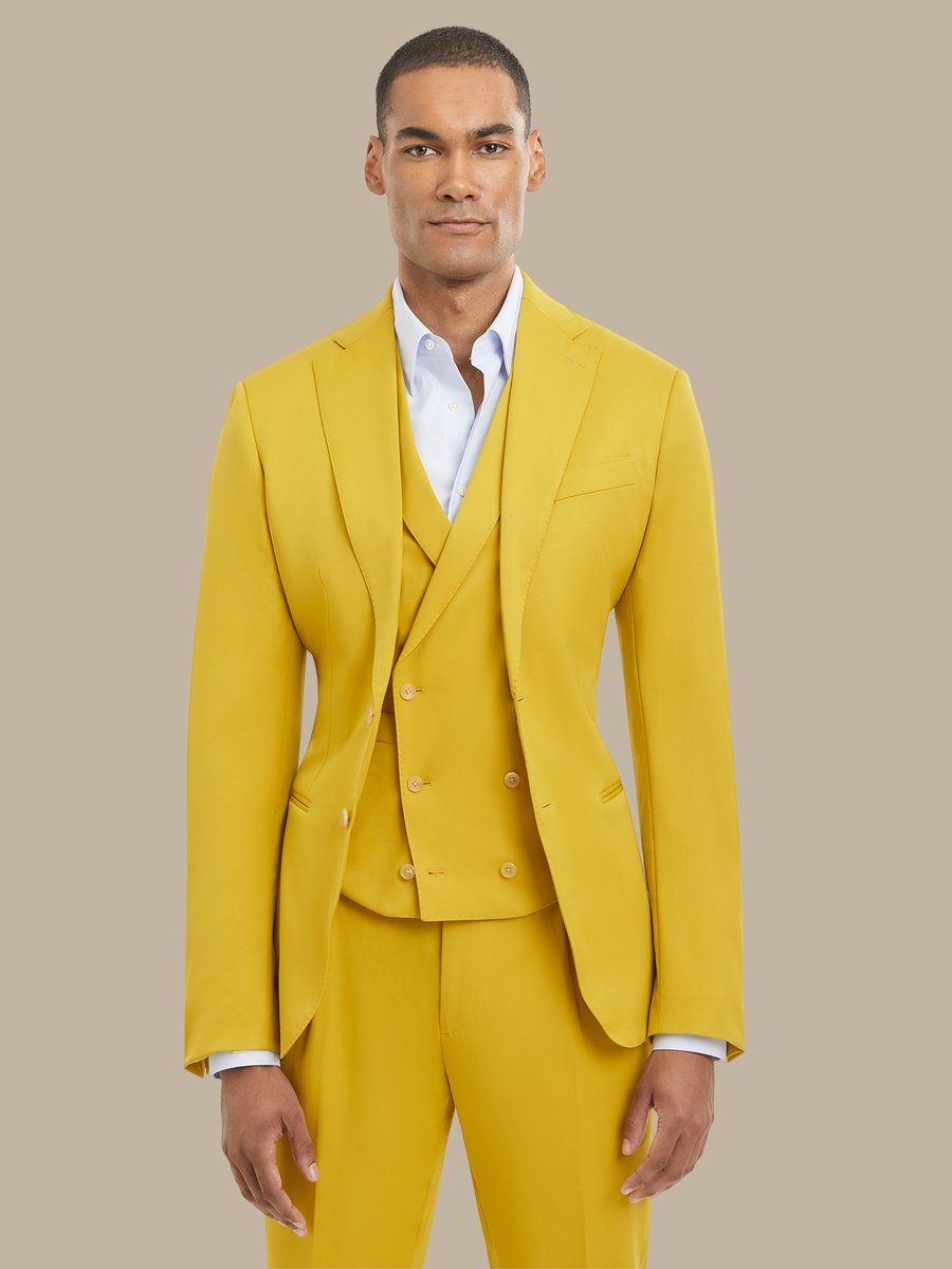 The Goldenrod Merino Three-Piece Suit — garment photograph