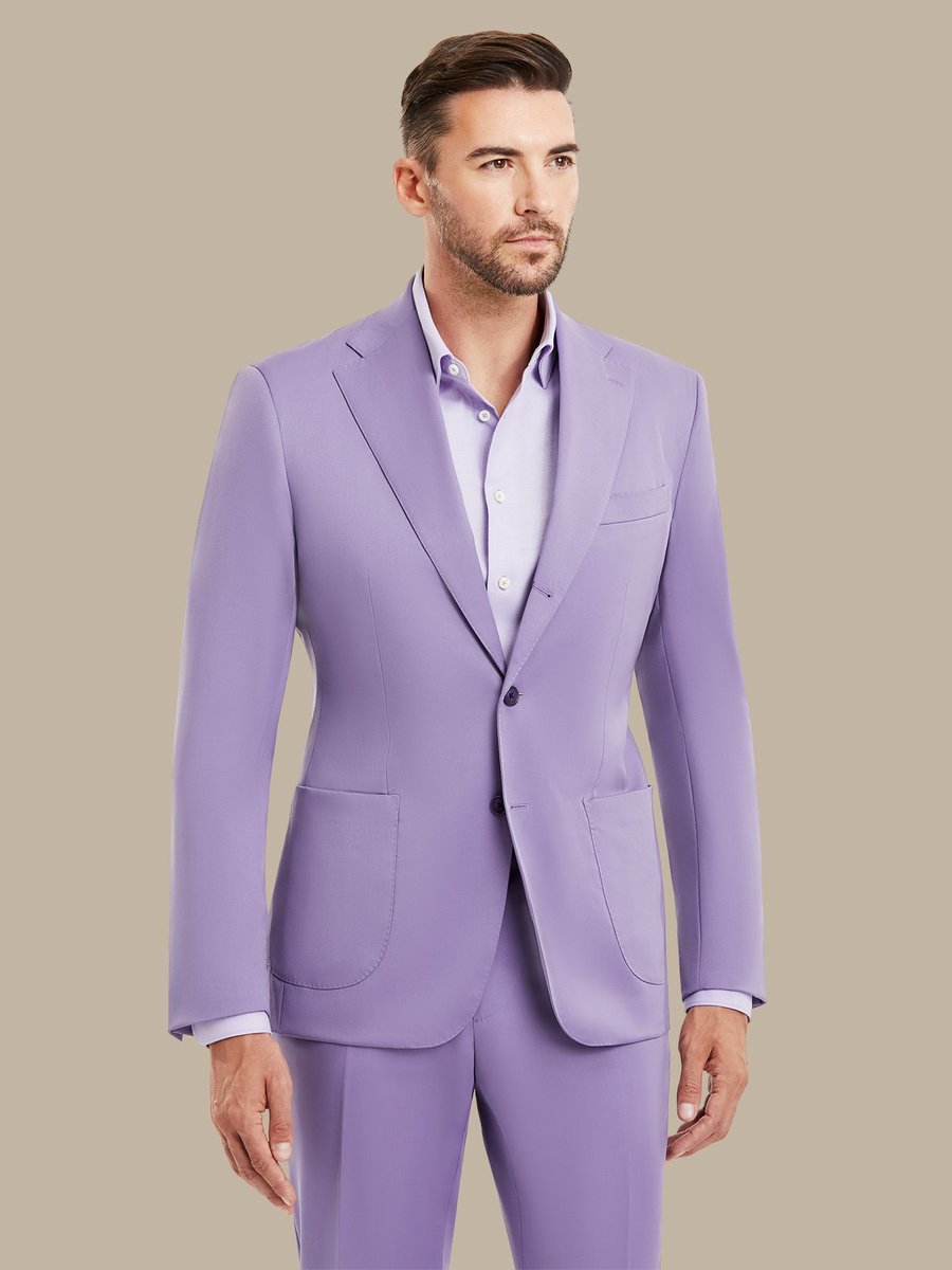 The Lilac Merino Jacket — garment photograph