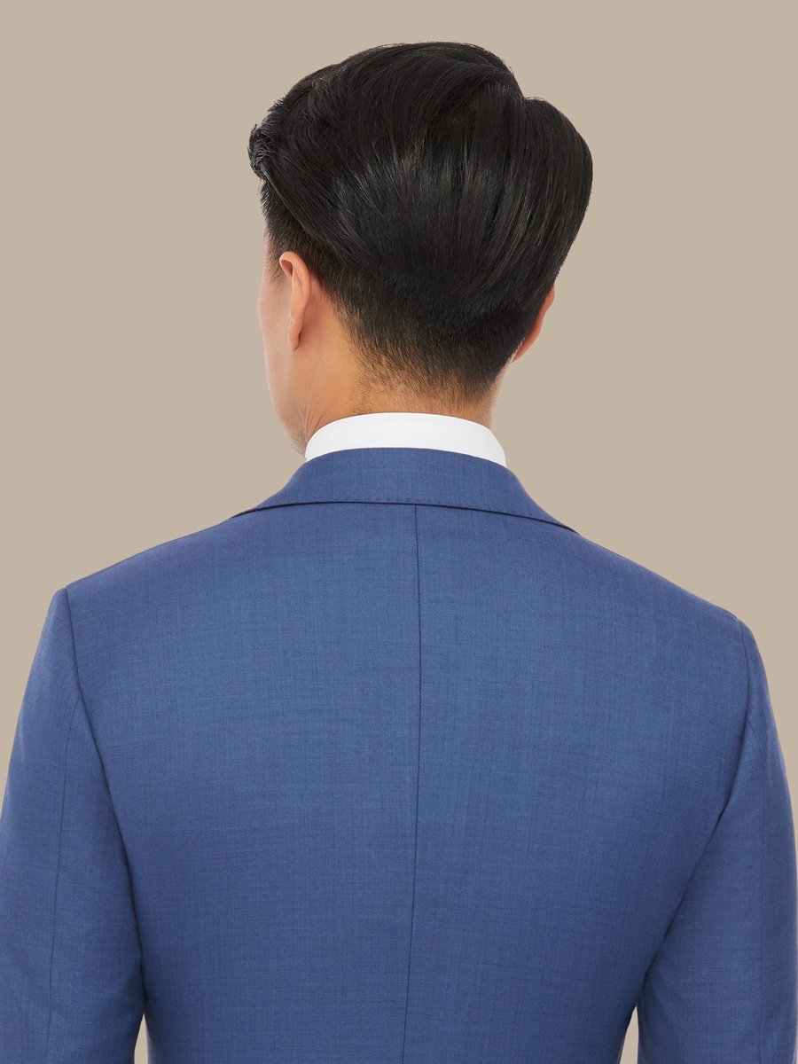 The Blue Sharkskin Suit — garment photograph