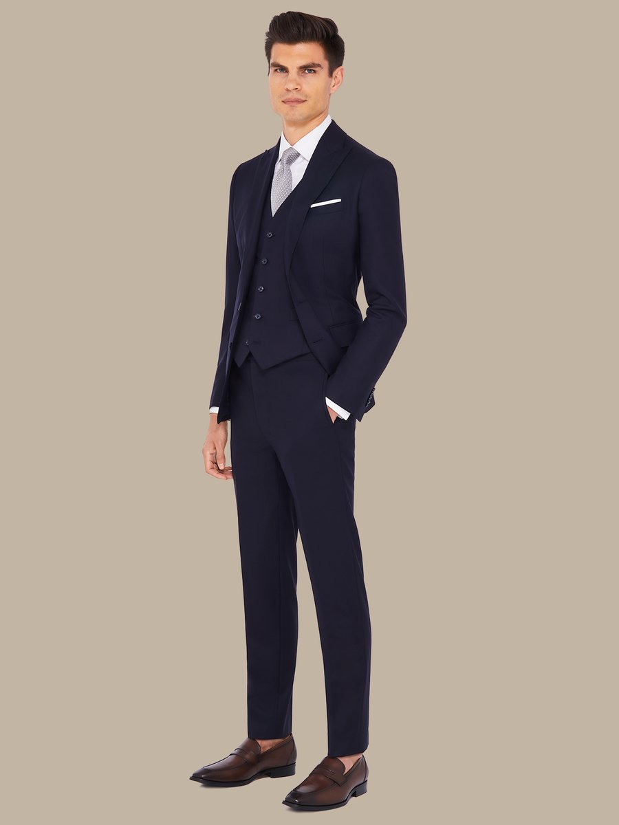 S150's Midnight Navy Waistcoat — garment photograph