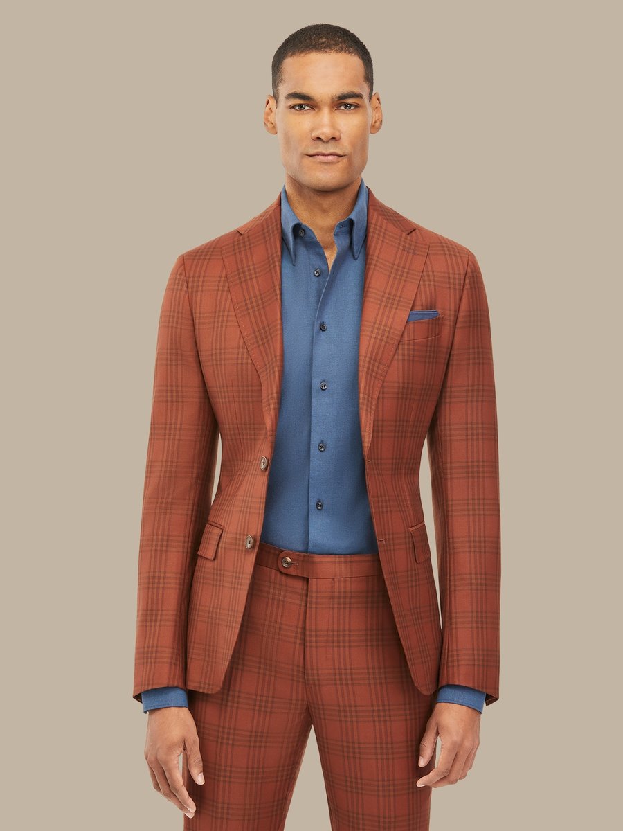 The Nutmeg Check Jacket — garment photograph
