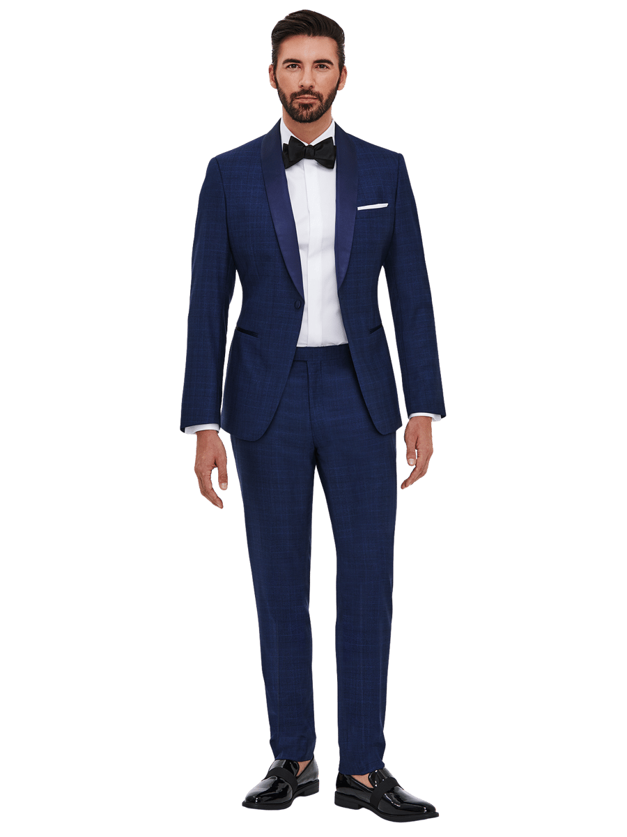 The Royal Plaid Tuxedo — garment photograph