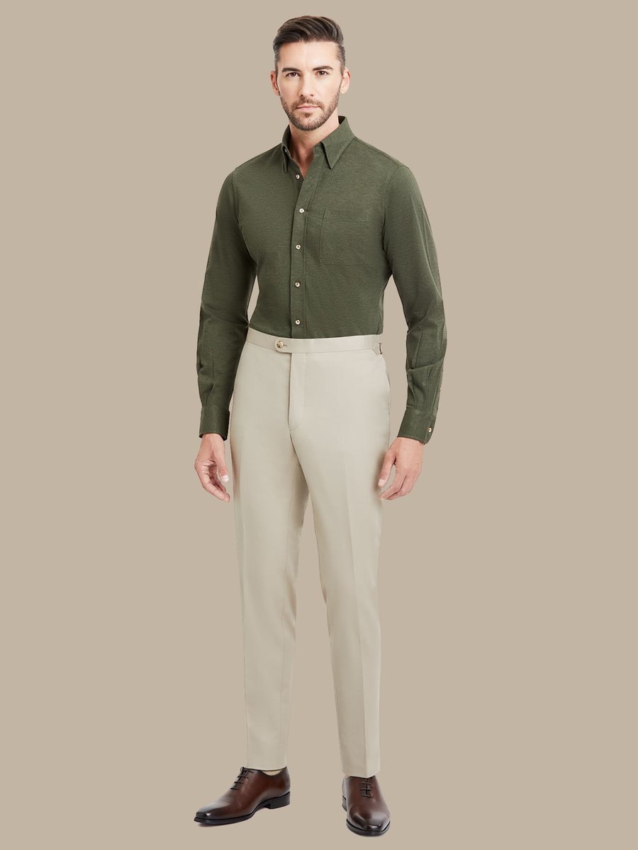 The Forest Cotton Shirt — garment photograph