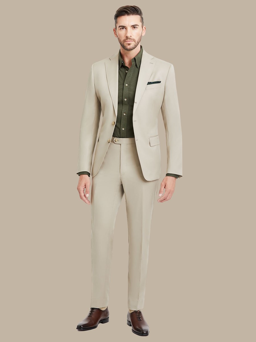 The Tan Superfine Trousers — garment photograph
