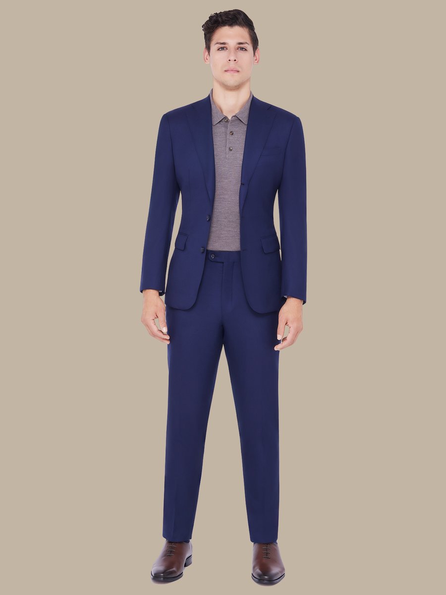 The Navy Superfine Suit — garment photograph