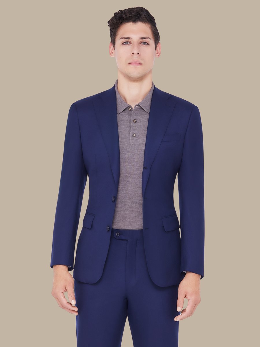 The Navy Superfine Suit — garment photograph