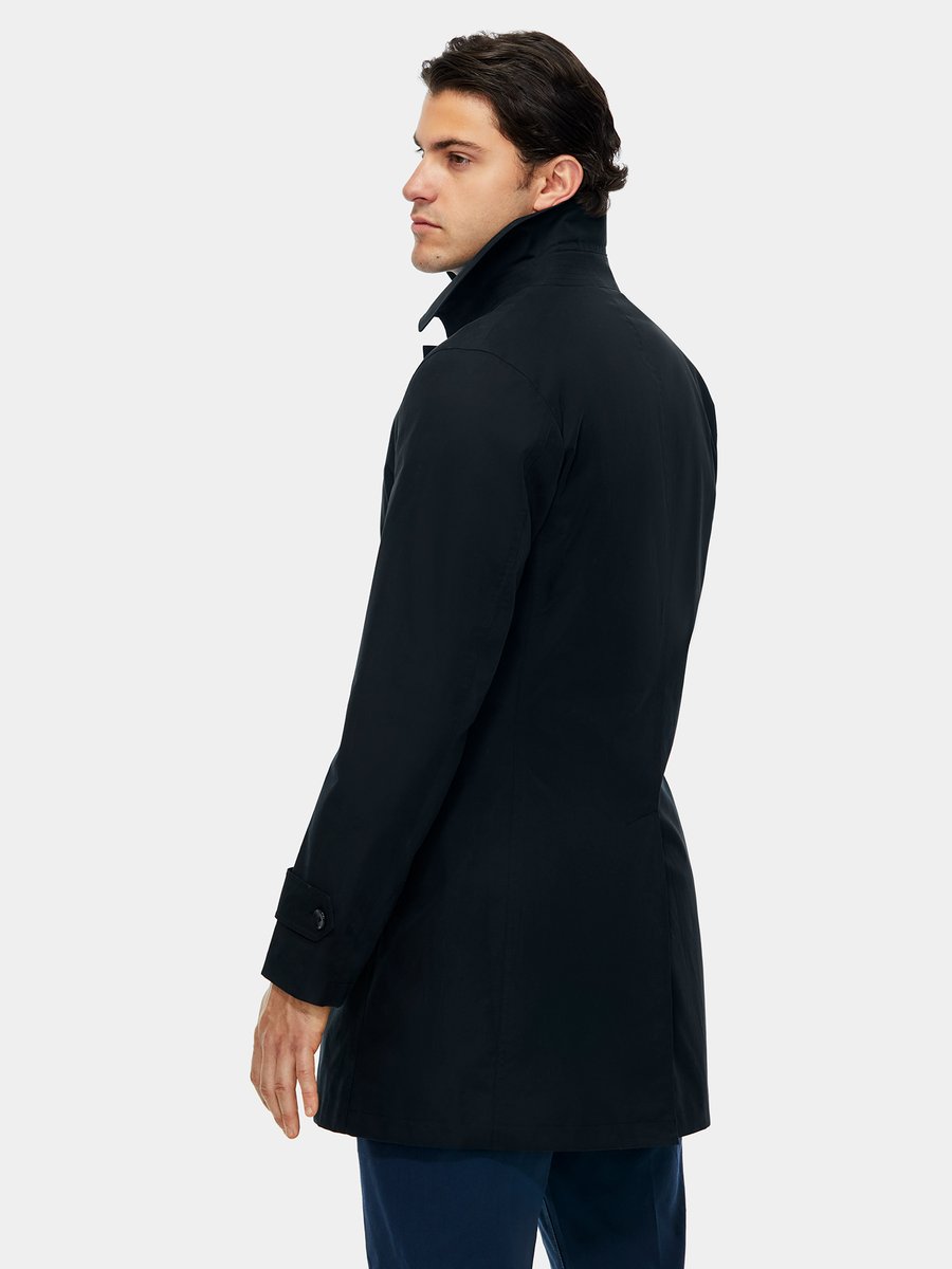 The Black Trench Coat — garment photograph