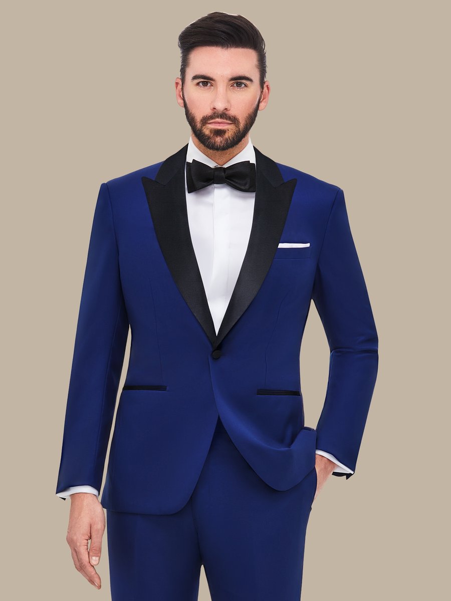 The Blue Fine Dinner Jacket — garment photograph
