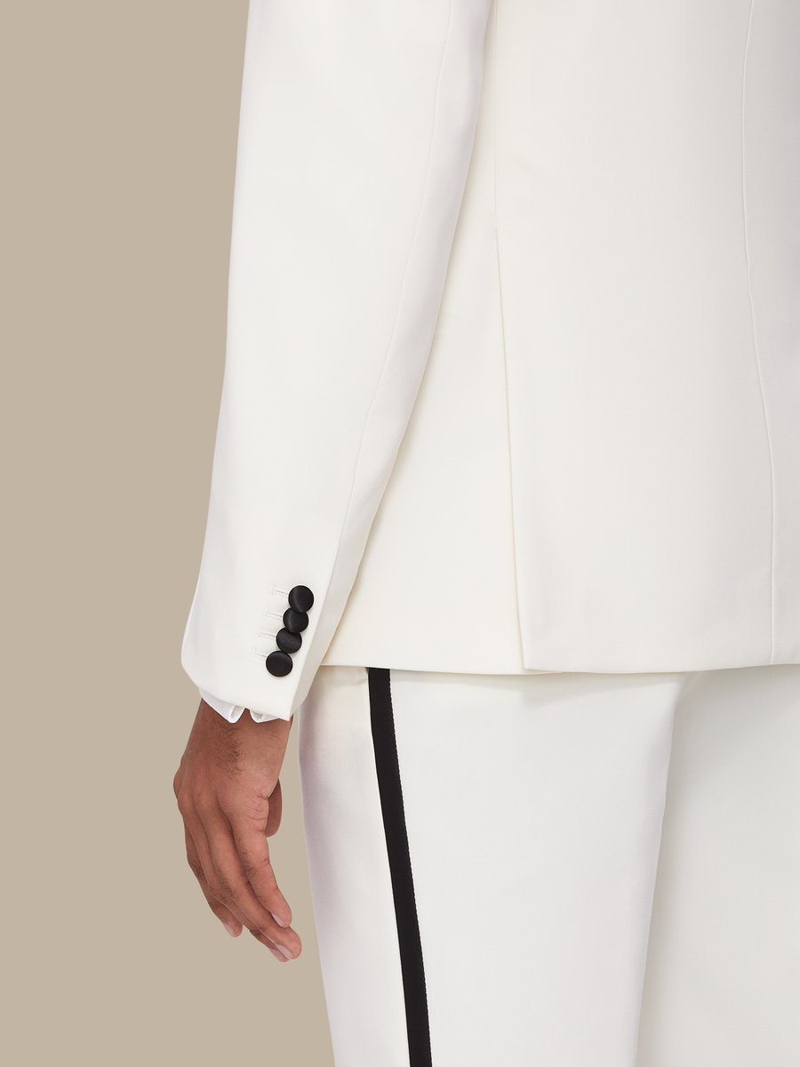 The Ivory Superfine Tuxedo — garment photograph