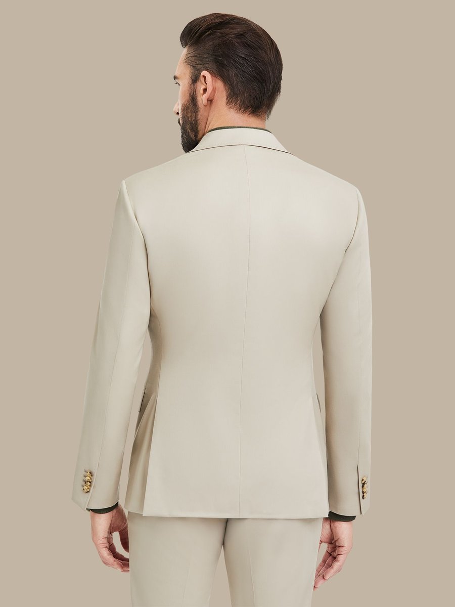 S180's Tan Solid Jacket — garment photograph