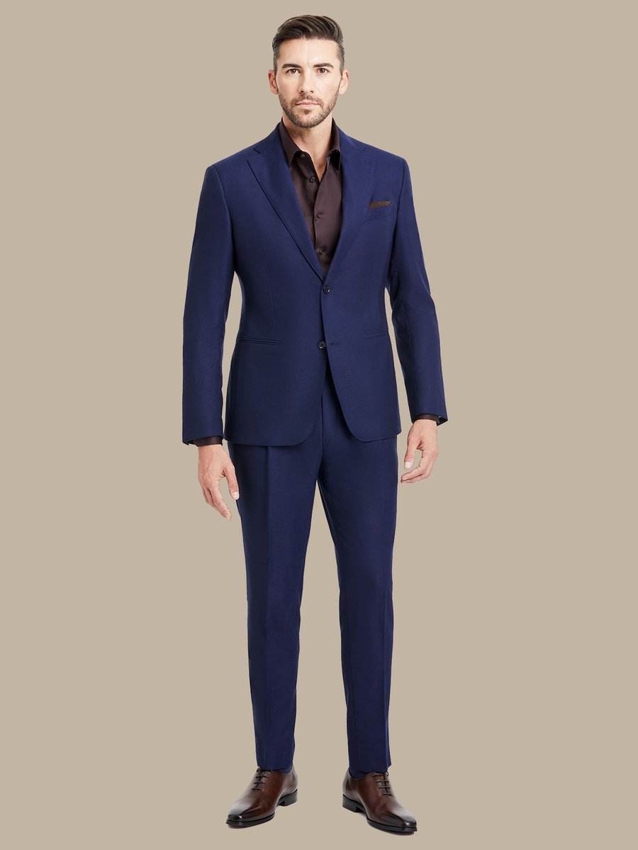 S180's Blue Hopsack Jacket — garment photograph