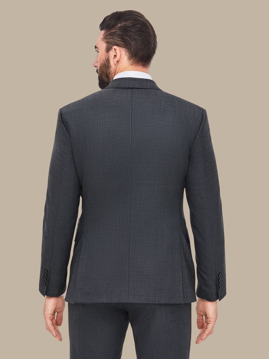 The Grey Sharkskin Jacket — garment photograph