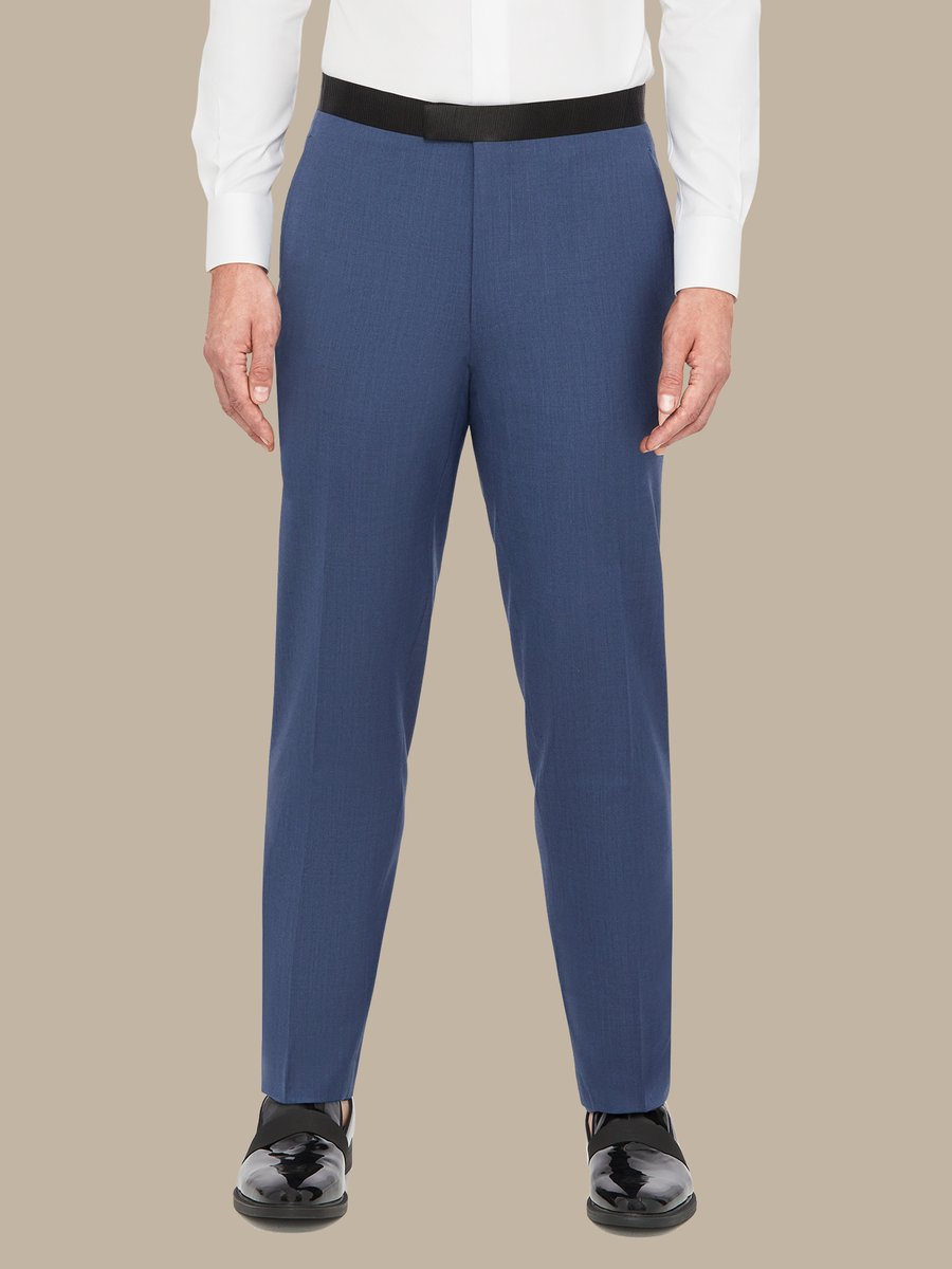 The Steel Sharkskin Tuxedo Trousers — garment photograph