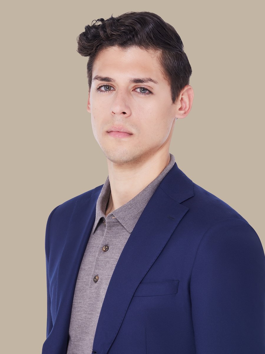 The Navy Superfine Suit — garment photograph