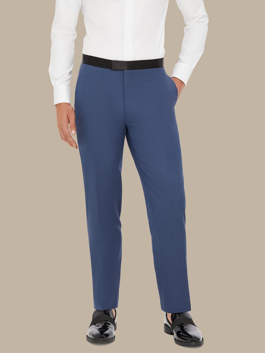 The Steel Sharkskin Tuxedo Trousers — garment photograph
