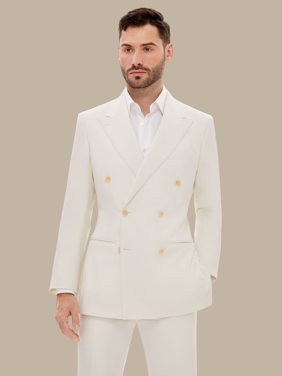 The Ivory Superfine Jacket — garment photograph