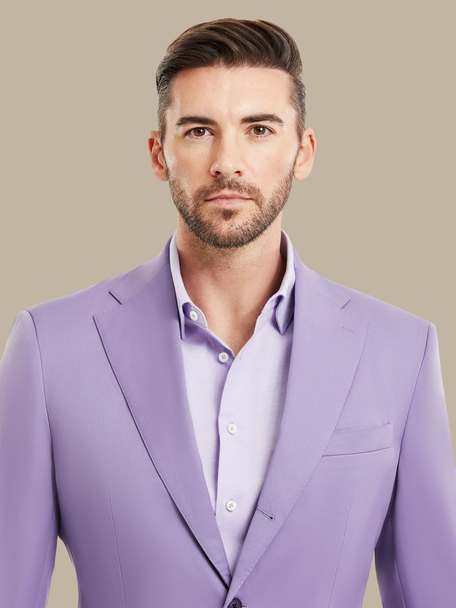 The Lilac Merino Jacket — garment photograph