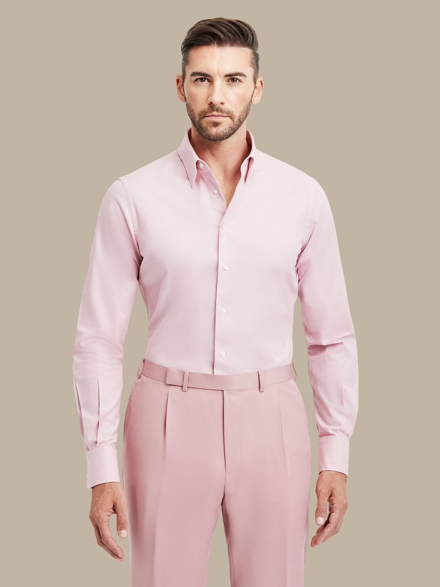The Blush Cotton Shirt — garment photograph