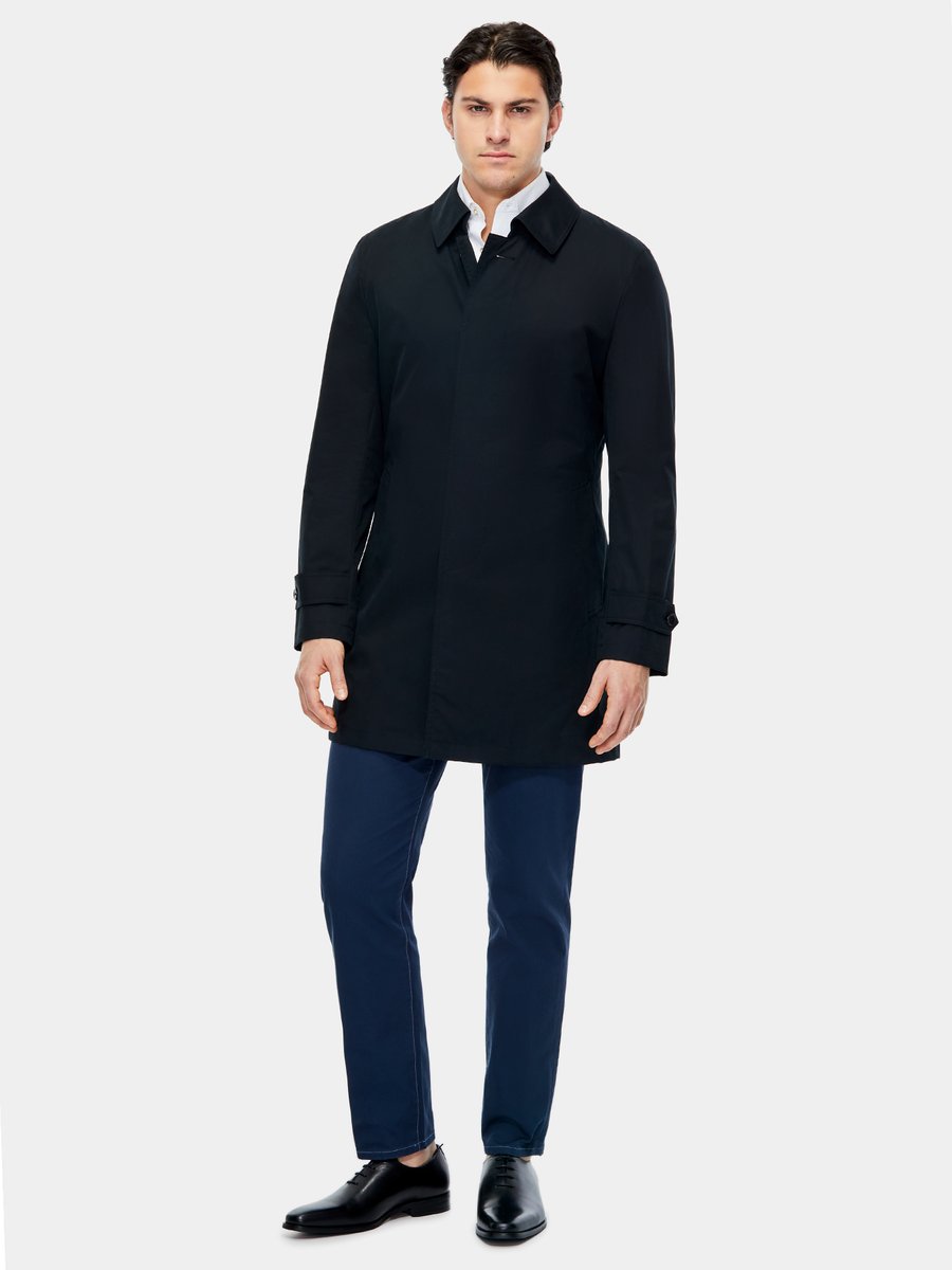 The Black Trench Coat — garment photograph