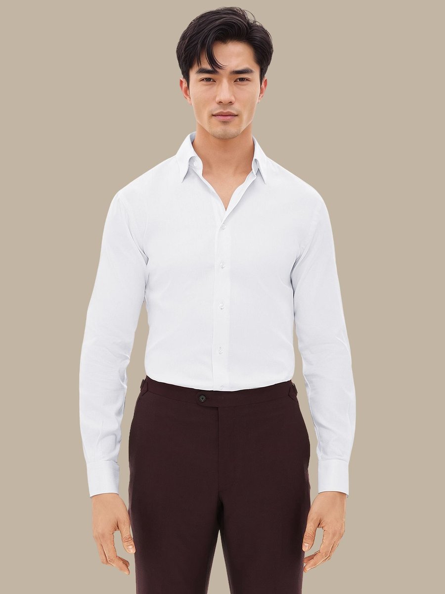 The Essential White Shirt — garment photograph