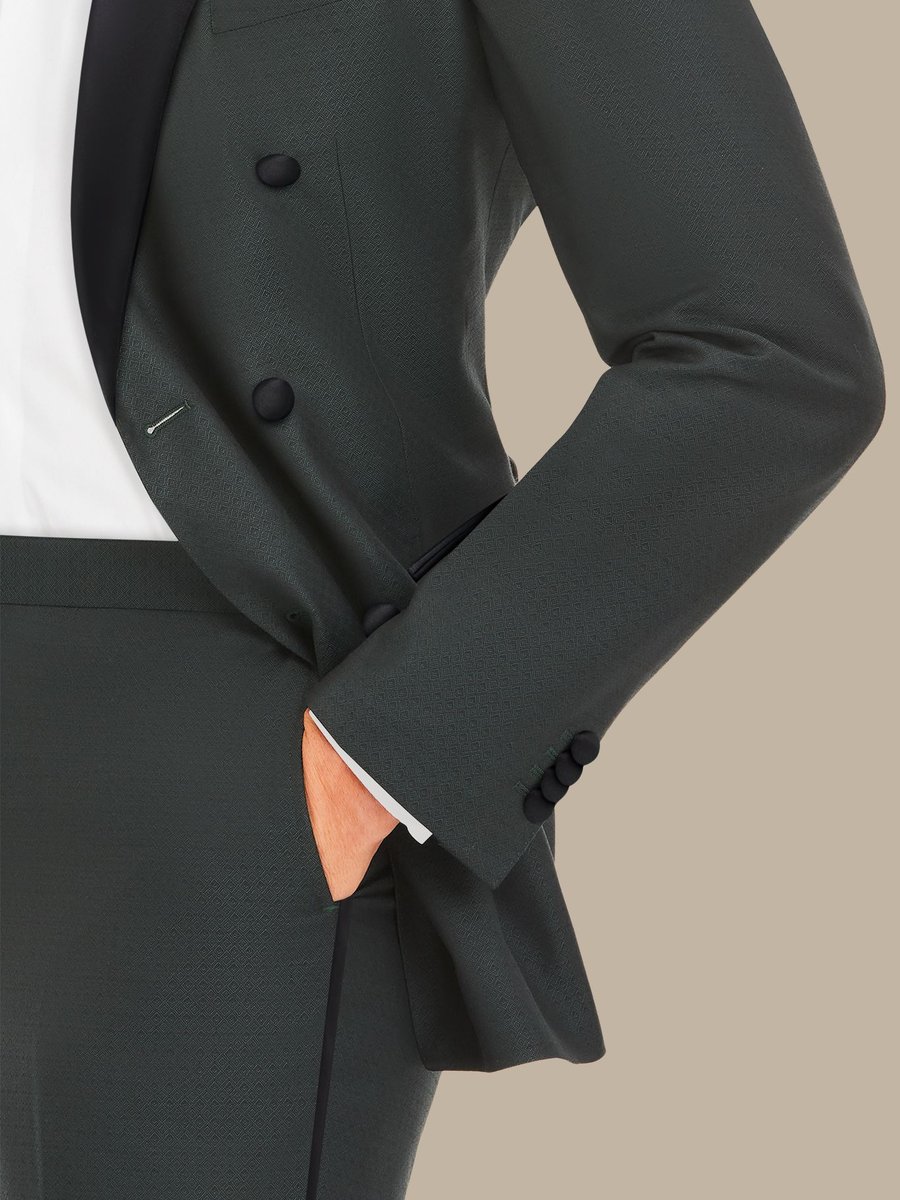 The Jade Tuxedo — garment photograph
