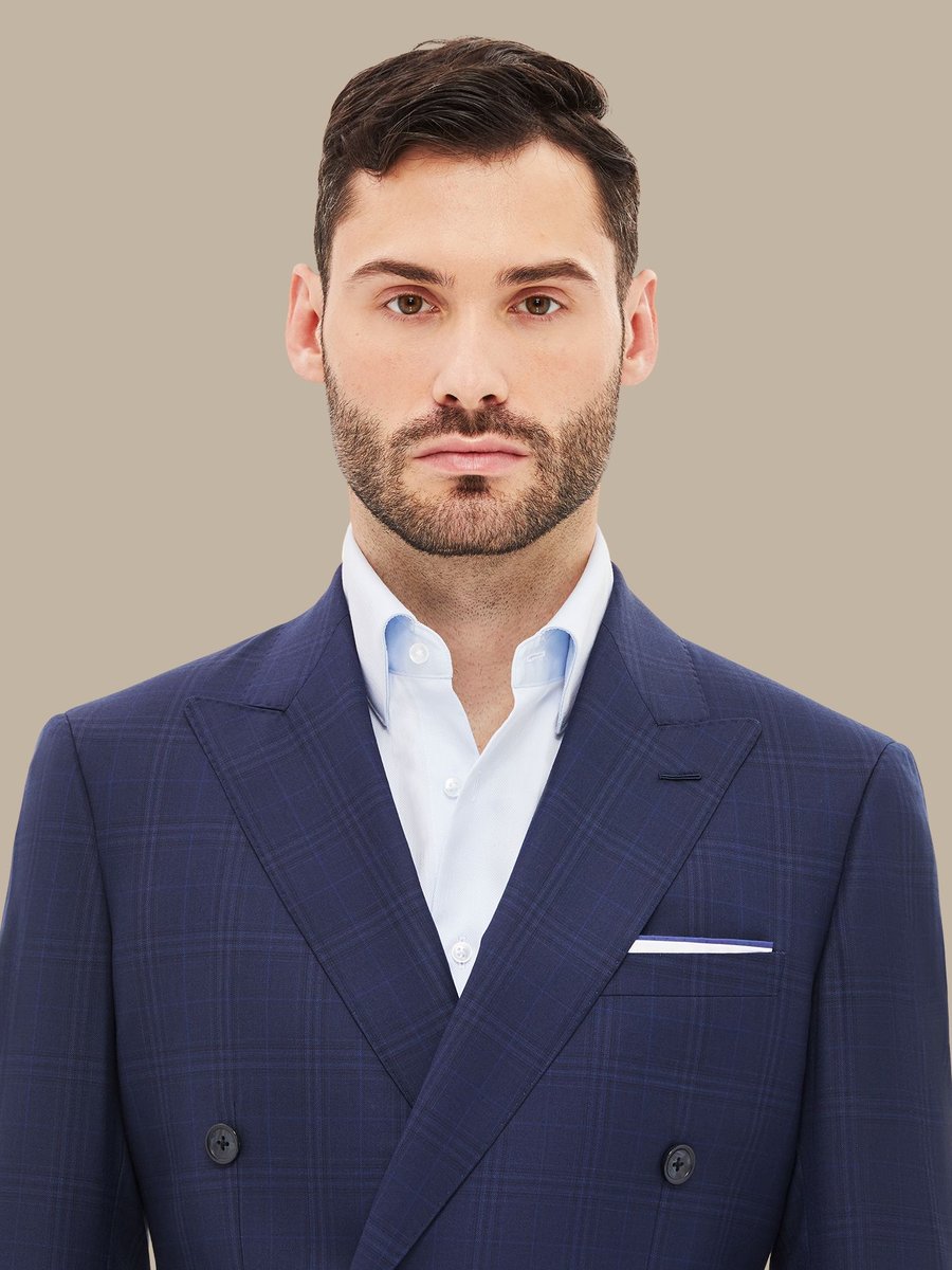 The Blue Tartan Jacket — garment photograph