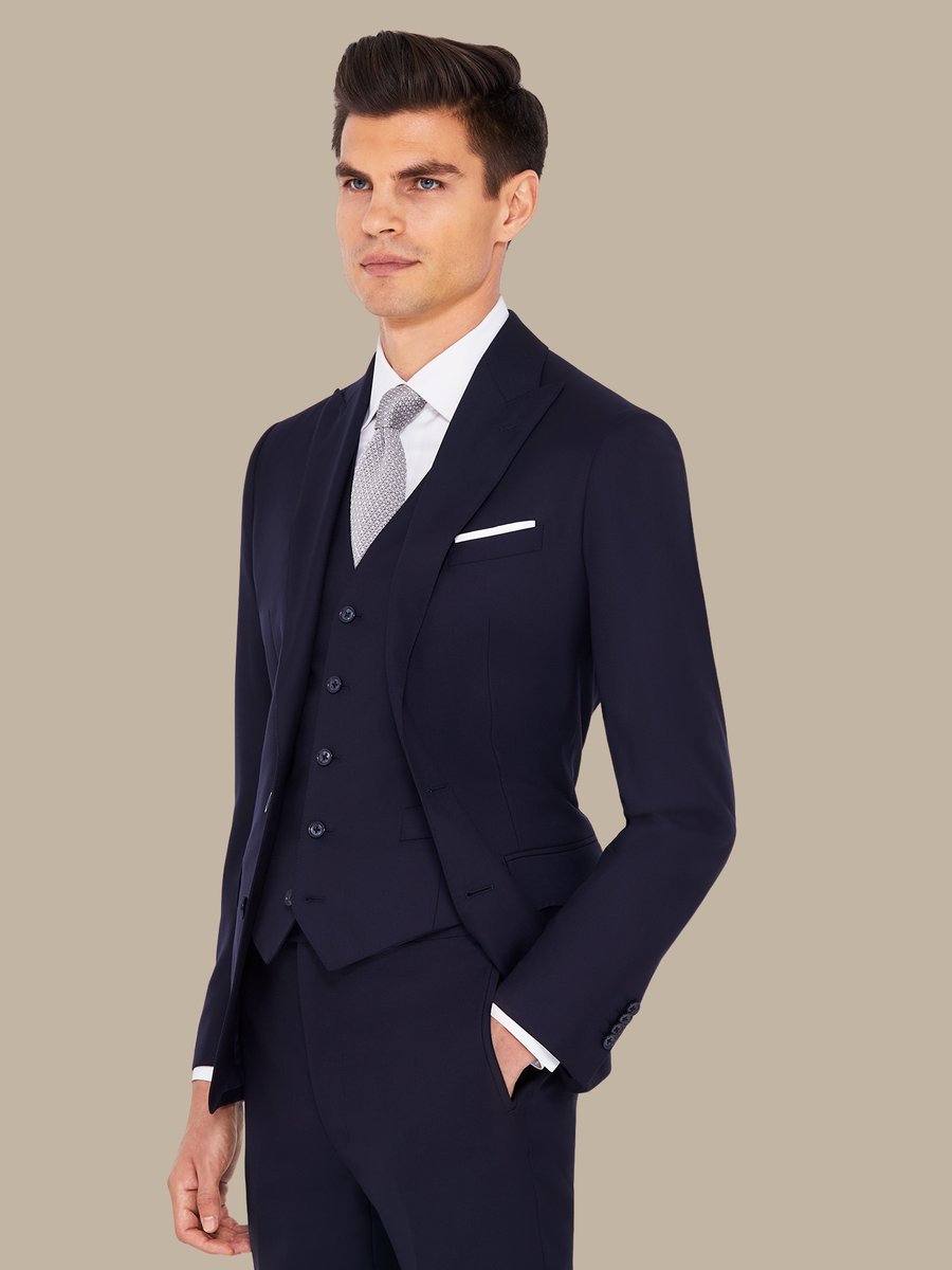 S150's Midnight Navy Waistcoat — garment photograph