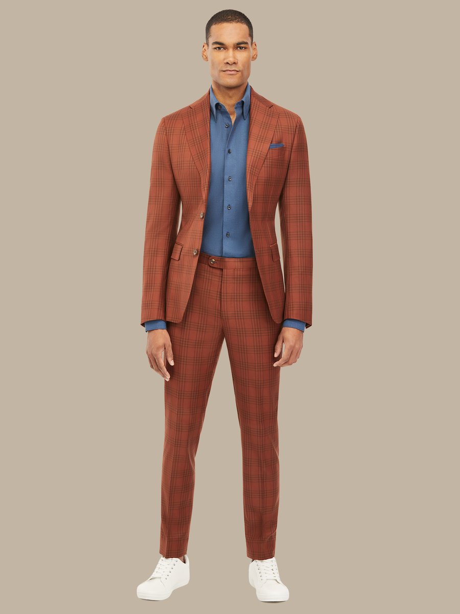 The Nutmeg Check Jacket — garment photograph