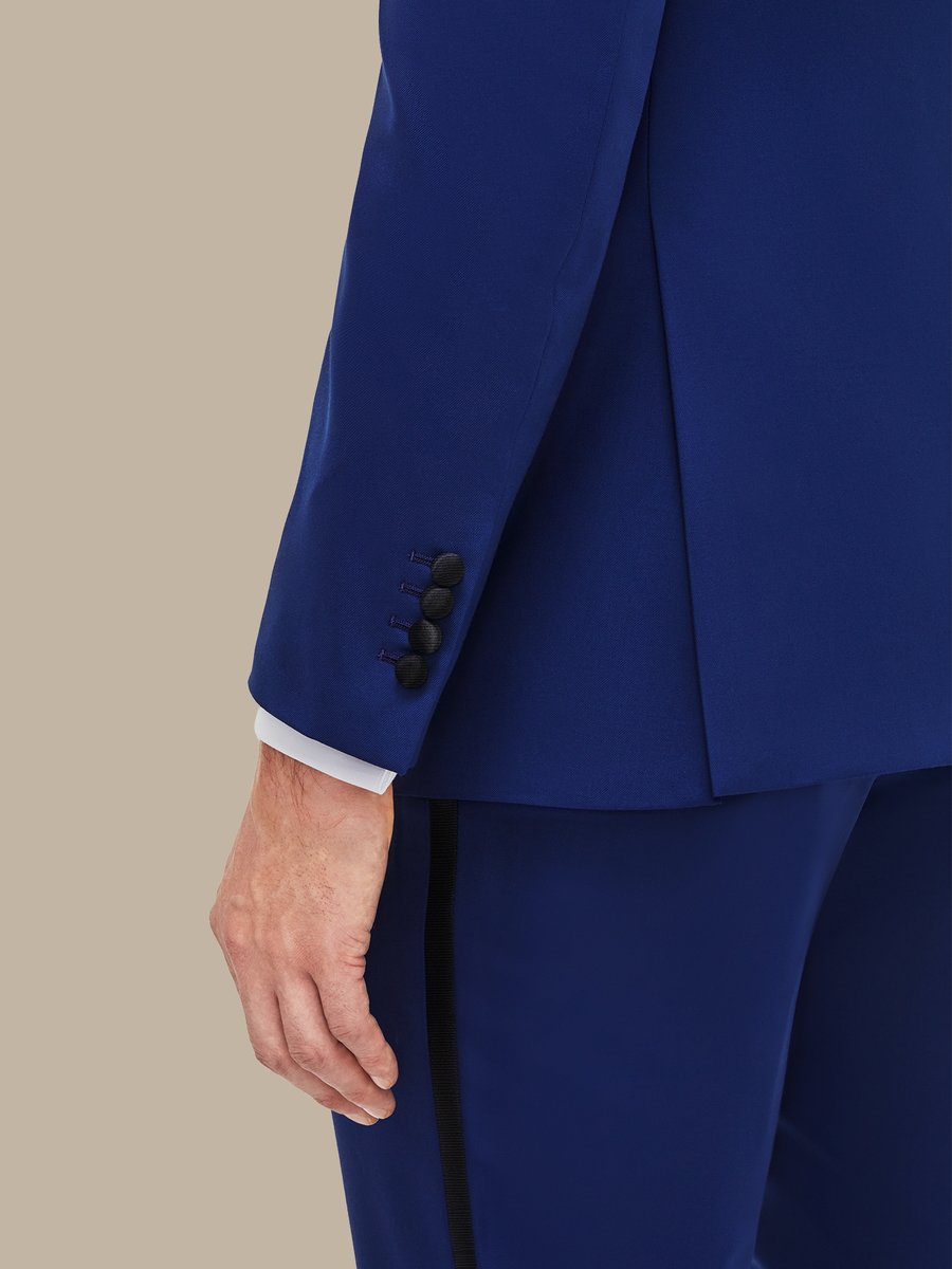 The Blue Fine Dinner Jacket — garment photograph