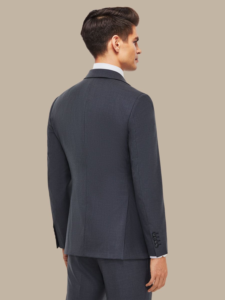 The Grey Vicuña Suit — garment photograph