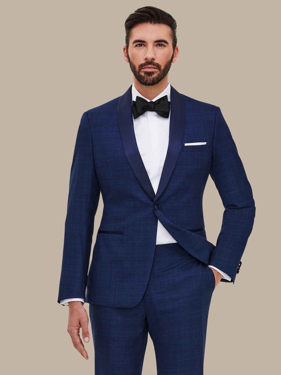 The Royal Plaid Tuxedo — garment photograph