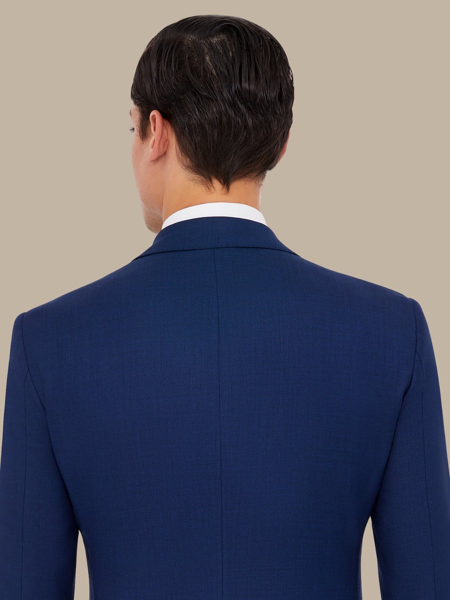 The Navy Sharkskin Suit — garment photograph