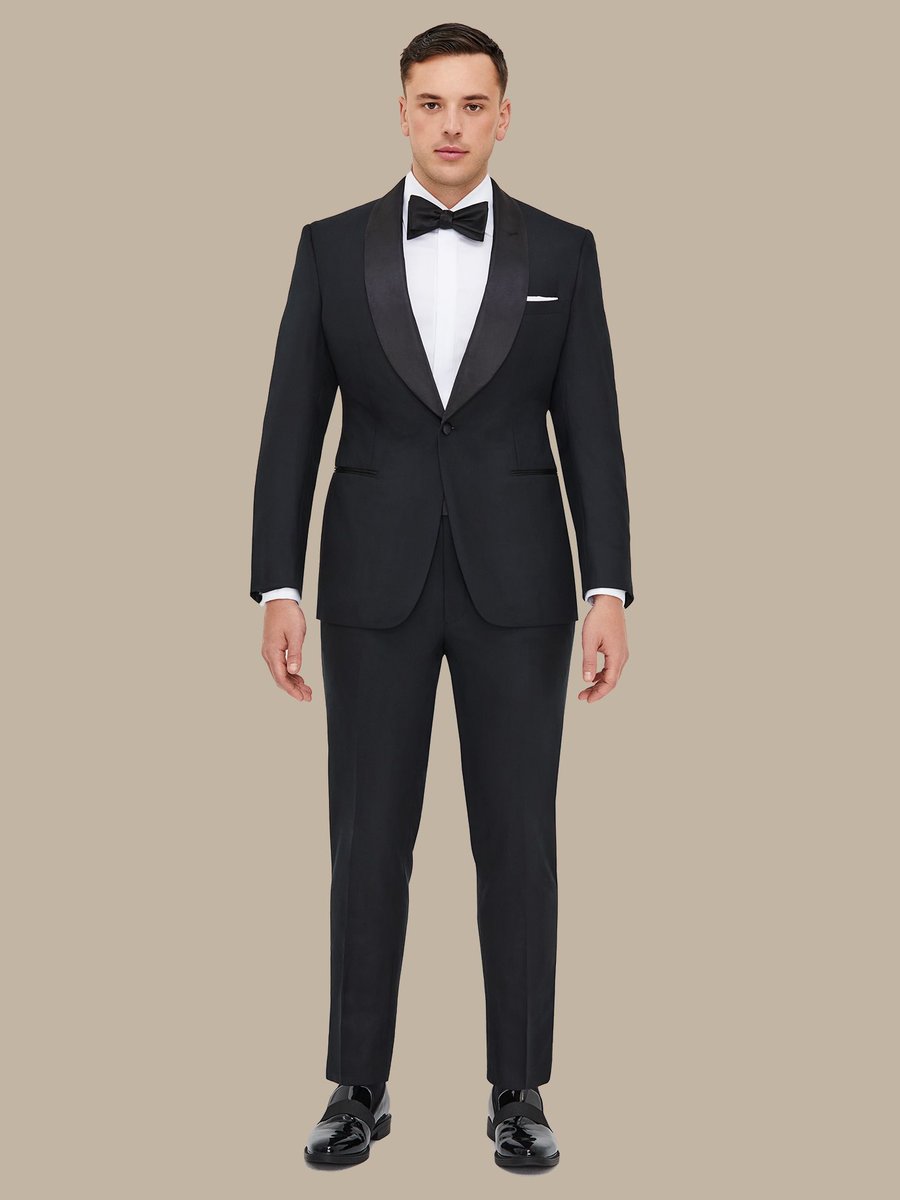 The Black Refined Tuxedo — garment photograph