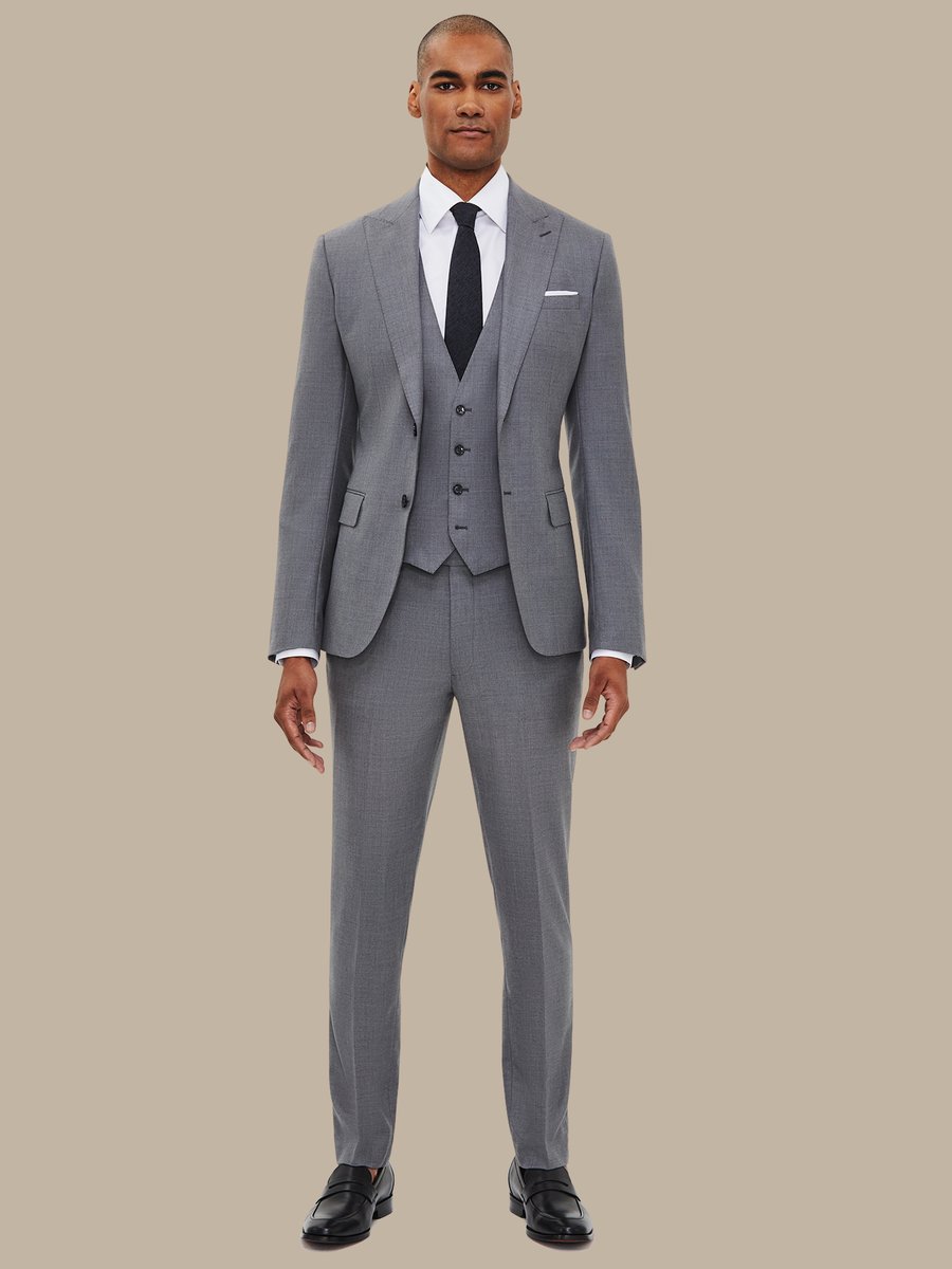 The Ash Superfine Three-Piece Suit — garment photograph