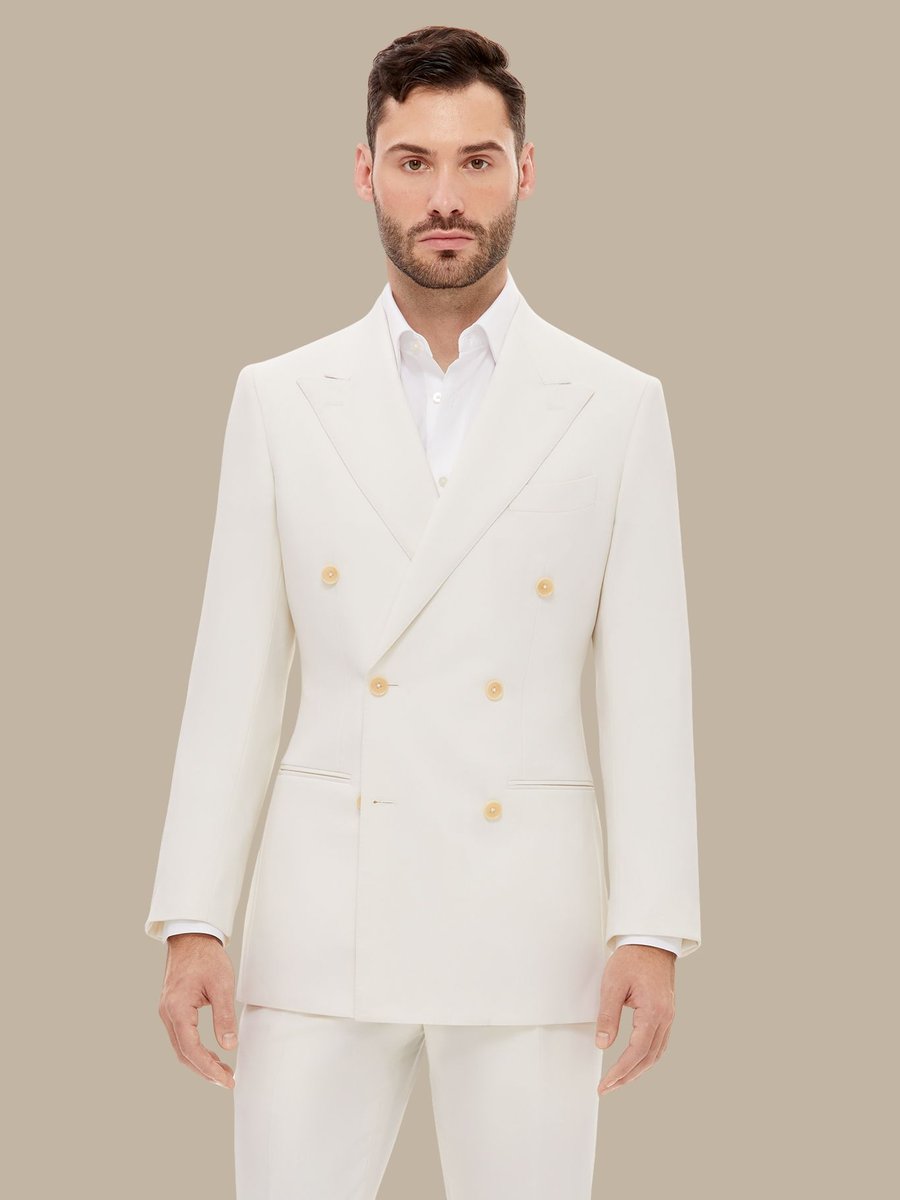 The Ivory Superfine Jacket — garment photograph