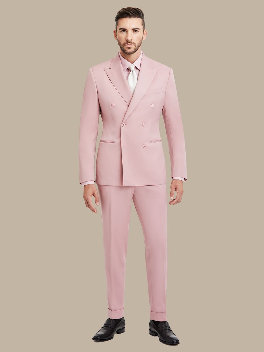 The Blush Merino Three-Piece Suit — garment photograph