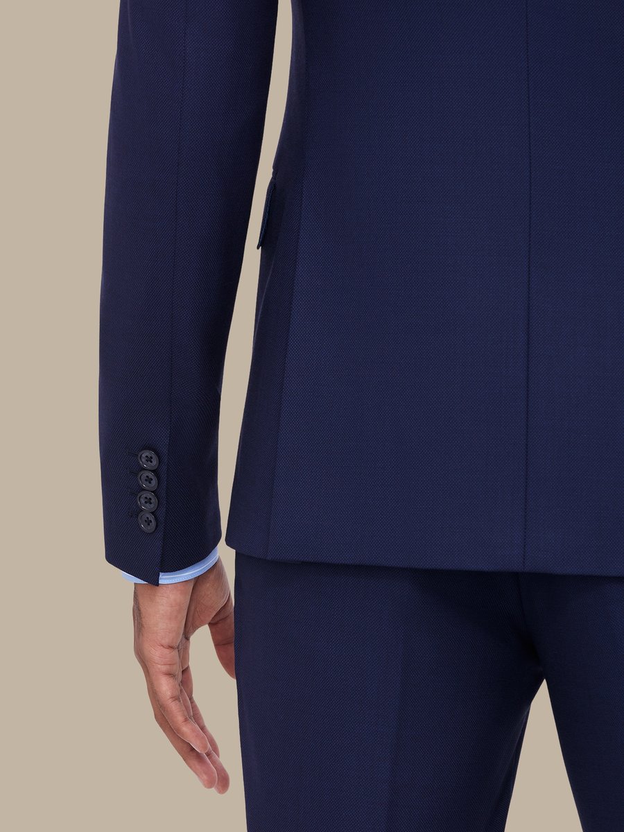 The Blue Birdseye Suit — garment photograph