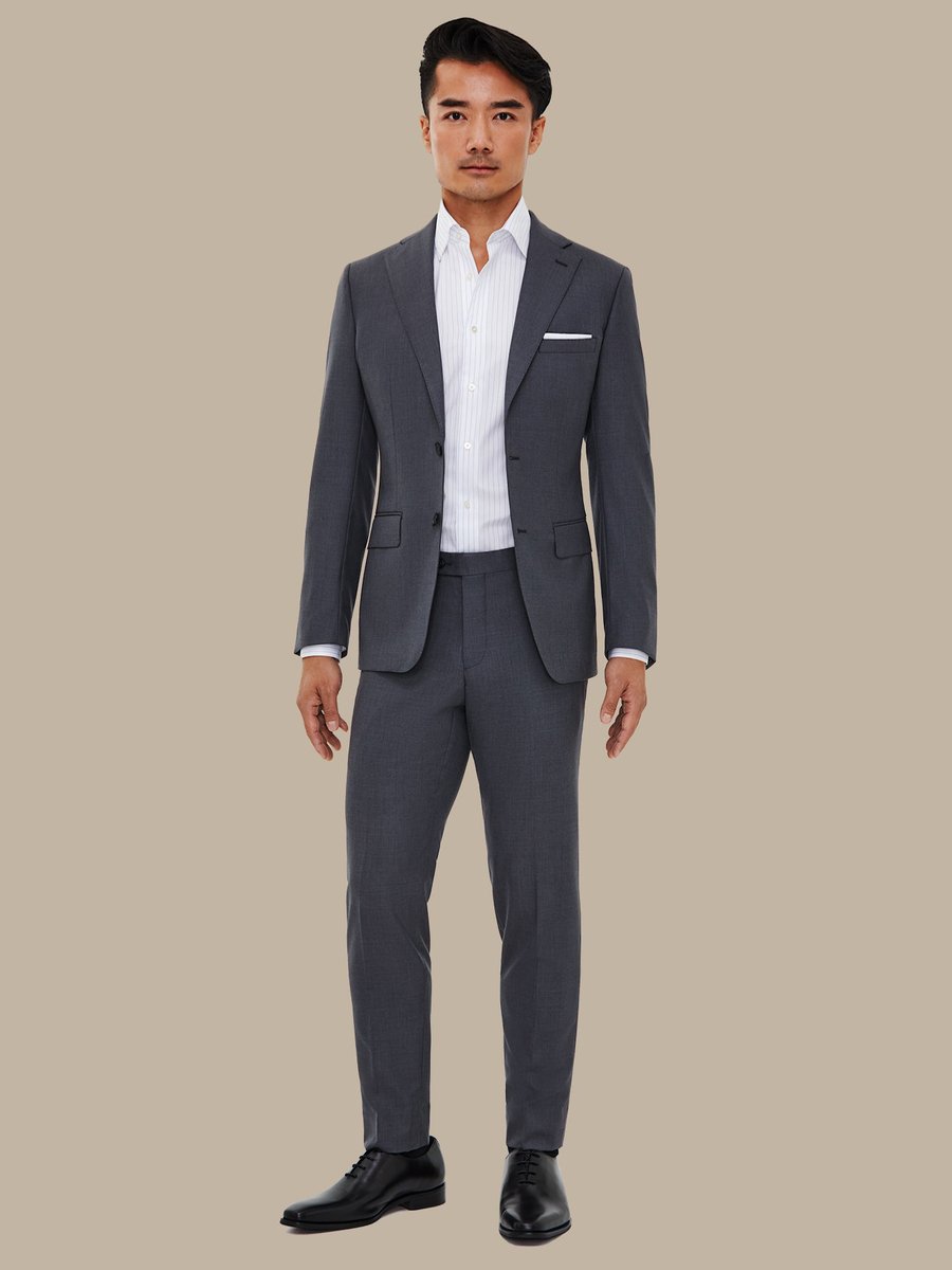 The Grey Worsted Suit — garment photograph