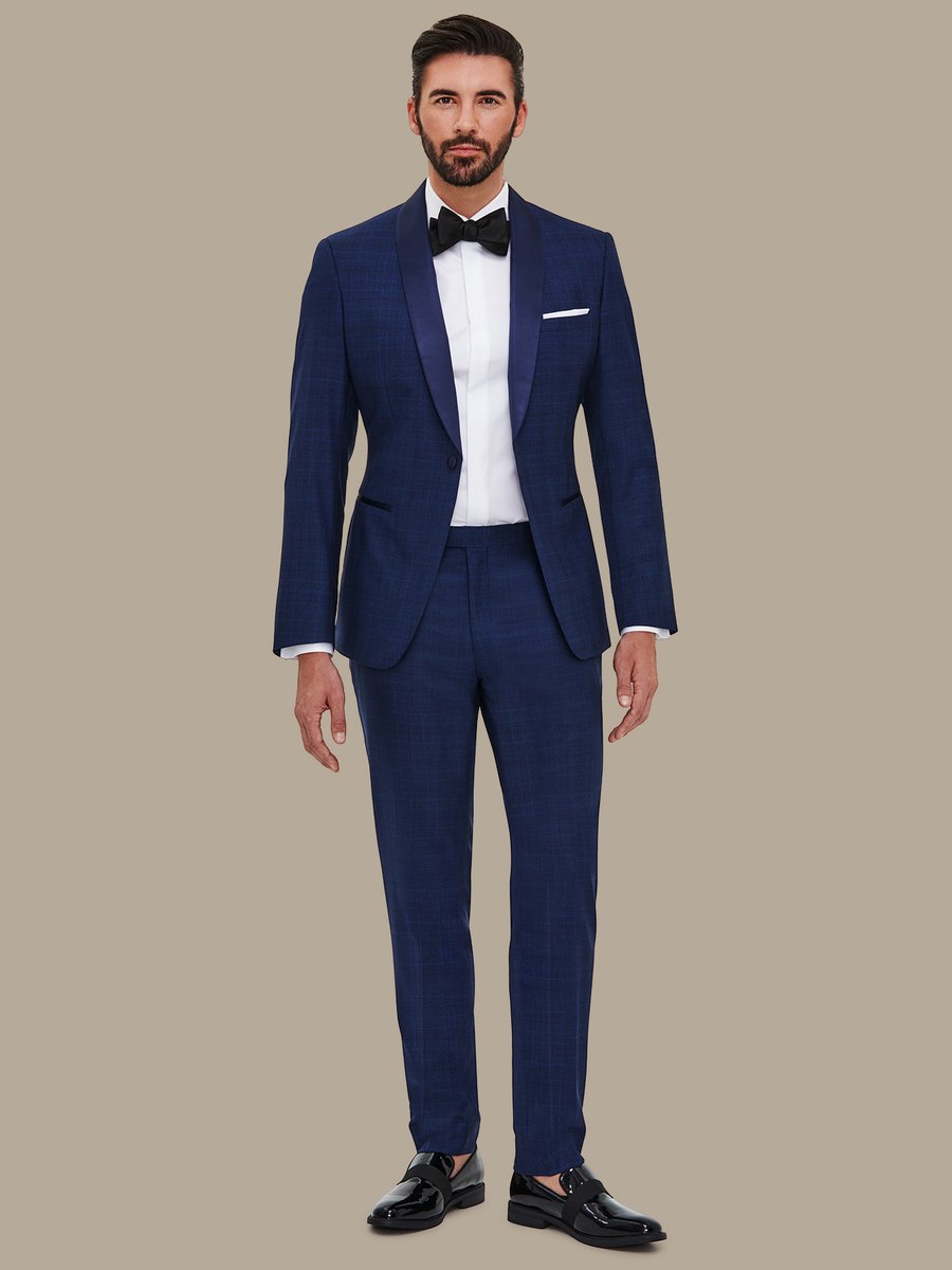 The Royal Plaid Tuxedo — garment photograph